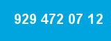 929 472 07 12 929 472 07 12